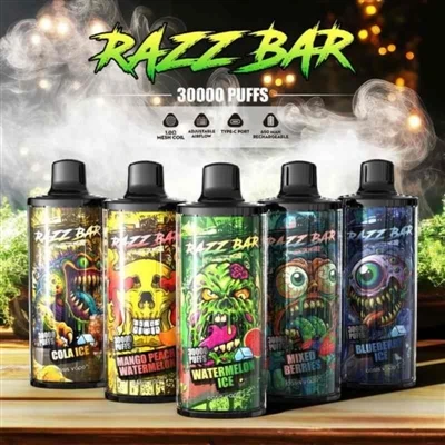 RAZZ BAR 30000 nuqtai nazaridan yuqori{0}}bir martalik puffli elektron sigare...
