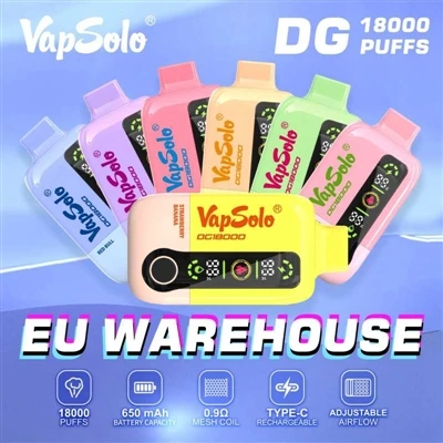 Nima uchun Vapsolo DG 18000 puffslari Evropada VAZA ixtiyori uchun afzal ko'r...