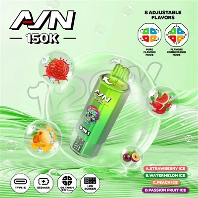 AIM AVN 150K PUFFS – Bardoshli bir martalik E-sigaretlarning yangi avlodi|60m...