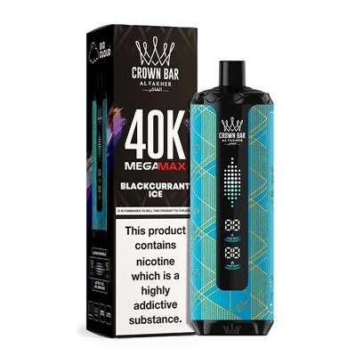 AL Fakher Crown Bar MegaMax 40K — Hotsellvape’da mavjud boʻlgan yuqori quvvat...