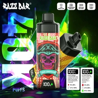Razz Bar 40K bir martalik E-sigaret: Yuqori quvvat va yuqori unumdorlikka ega...