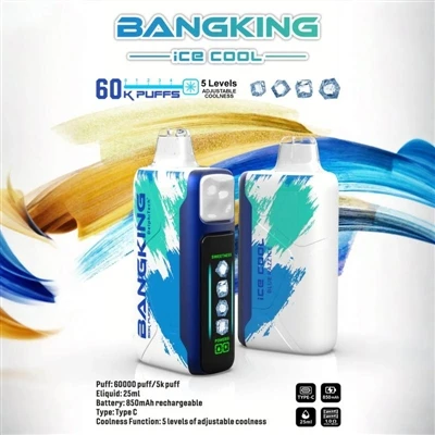 BANGKING ICE King COOL 60K: bir martalik E-sigaretlarda yangi tajribani oʻrga...