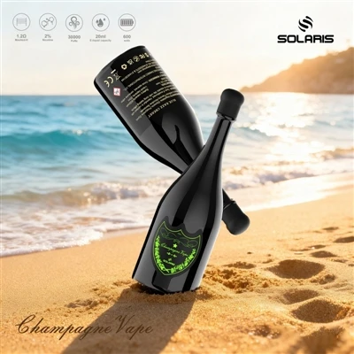 SOLARIS Champagne 30000 Puffs 30K E-sigaret: Qachonki yuqori puff soni shampa...