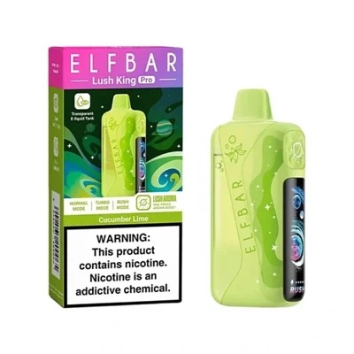 ELFBAR LUCH KING PRO 40K PUFFS: Yuqori hajmli-bir martalik E-sigaretlarda yan...
