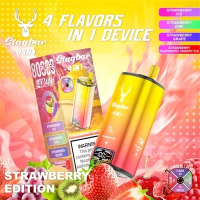 Hotsellvape ulgurji kanali tavsiyasi: Stag Bar 4in1 80000 Puffs - Moslashtiri...