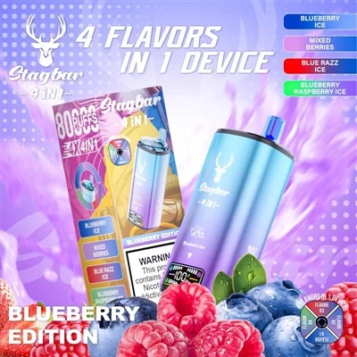 Hotsellvape ulgurji kanali: moslashtirish afzalliklari va Stag Bar 4in1 80000...