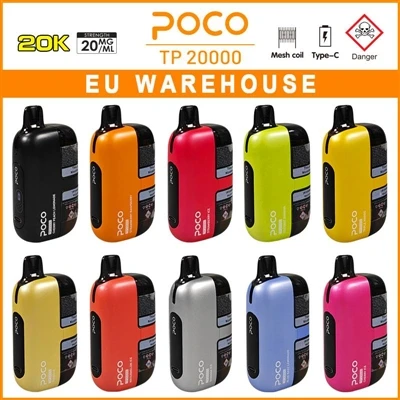 POCO TP 20000: Bir marta ishlatiladigan elektron sigaret-uzoq umr ko'rish uch...