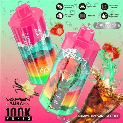VAPEN AURA 100K PUFFS - Yoshlar uchun ajoyib gadjet