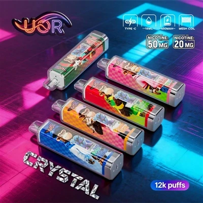 UOR CRYSTAL 12K: Bir martali ishlatiladigan vape bo'yicha professional tajriba