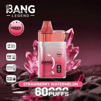 BANG LEGEND 60K: E-sigaret turmush tarzidagi yangi trendingiz