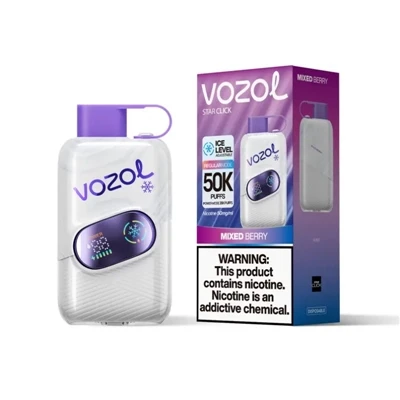VOZOL STAR CLICK 50000: bir martalik E-sigaretlar uchun yangi mezon