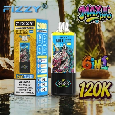 Fizzy MAXIII Pro 120K puflar: Oltita ta'm bitta qurilmaga yig'ilsa, E-sigaret...