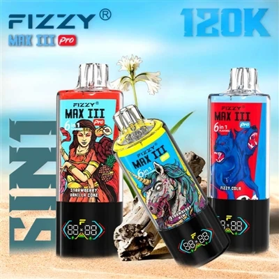Fizzy MAXIII Pro 120000 Puffs: O'z qurilmalarini yangilashni istamagan har bi...