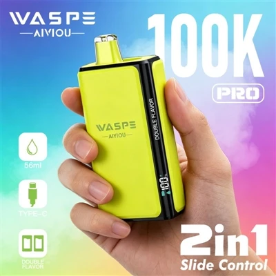Waspe Double Flavor 100K Pro: Vaping 