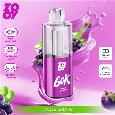 ZOOY Fizzy 60K: Yuqori-Puff Vapes 