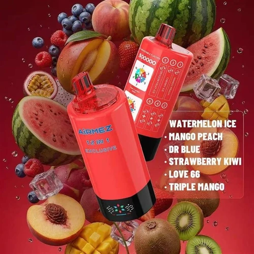 Airmez 12 dyuymli-1 300K: Bitta vape 12 xil tajribani taklif qilganda, nega b...