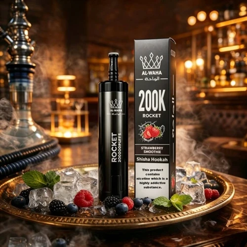 Al Waha Shisha 250K puflar: Yuqori-sig'imli, Shisha-Starli E-sigaretlarning r...