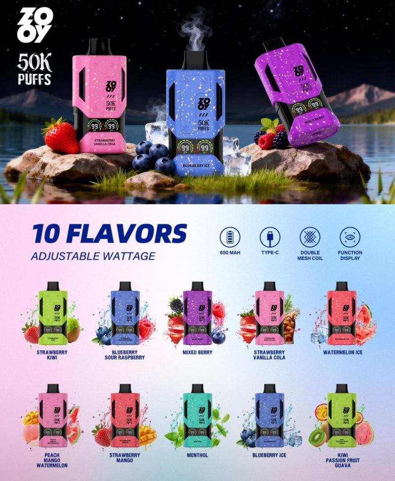 ZOOY MECHA 50K Taste List
