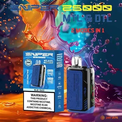 VAPMOD SNIPER 25000 puflar